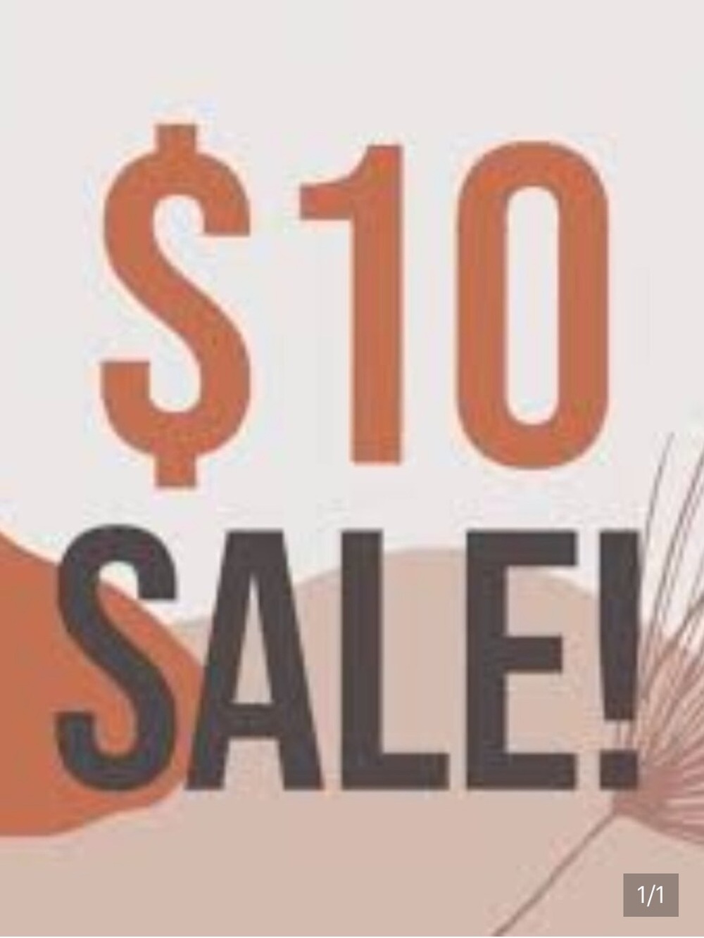 $10 Sale… ☀️